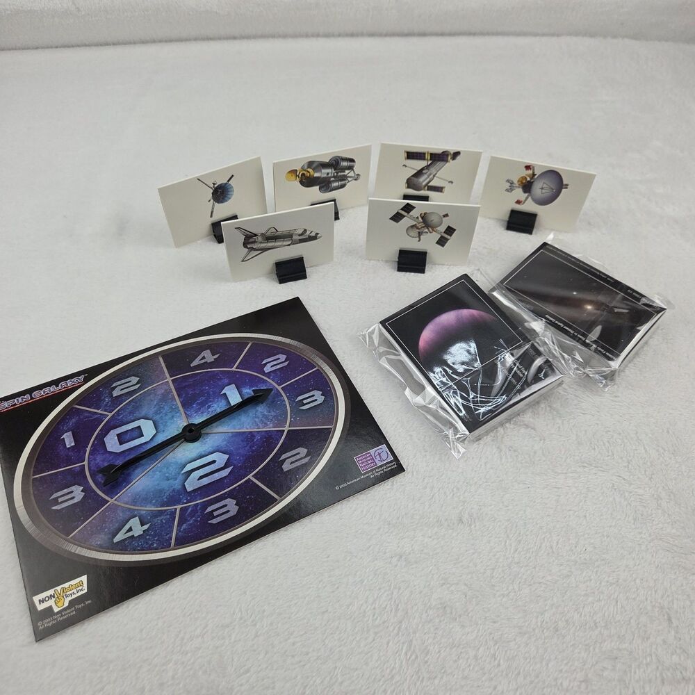 Vintage 2003 Spin Galaxy NASA Rare Board Game Nonviolent Toys Company Complete - Picture 5 of 13